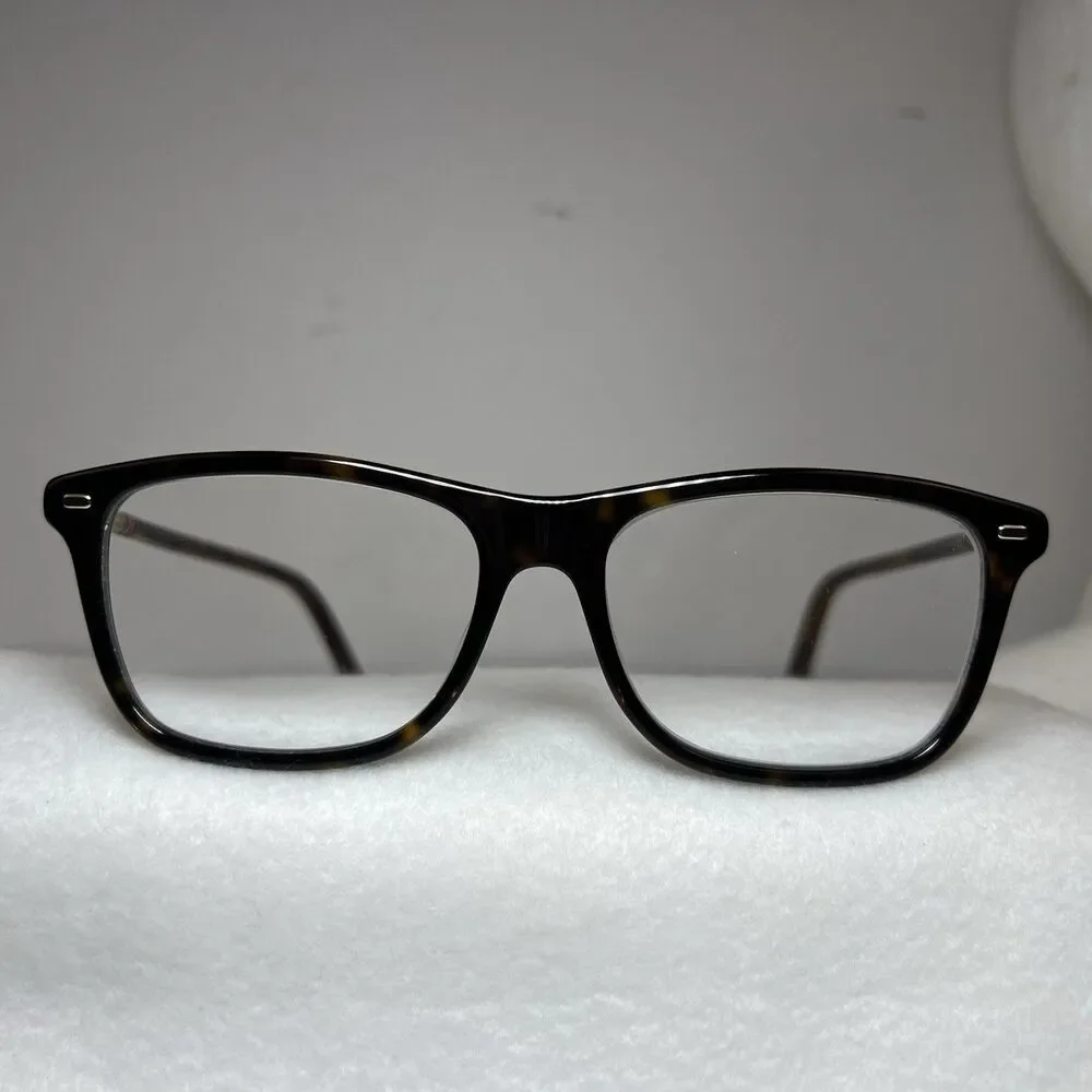 Gucci Eyeglasses Frames GG0519O Flex Fit Square Full Rim 55-17 Havana Gold Italy